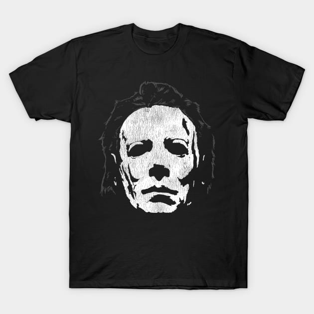 Michael Myers Face Vintage T-Shirt by citkamt